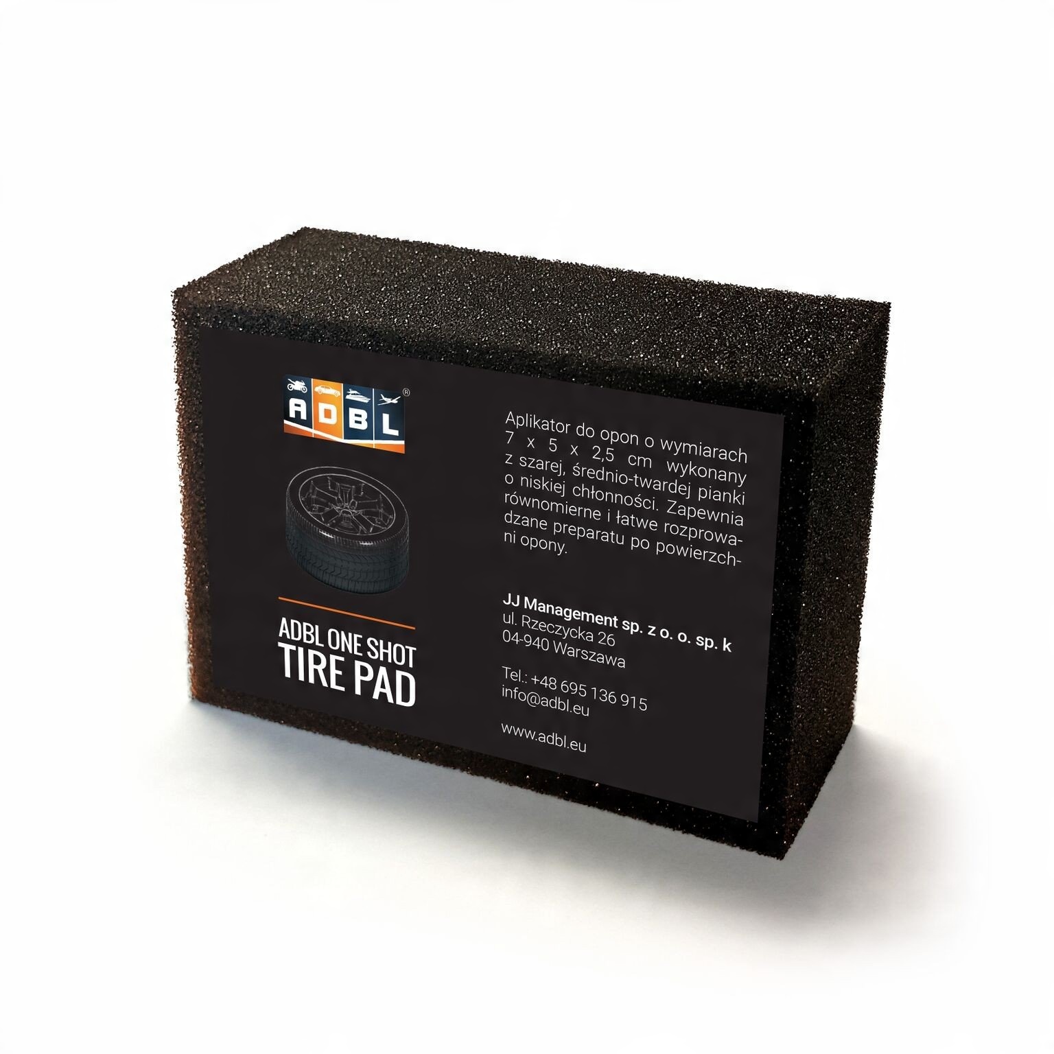 

Adbl One Shot Tire Pad Aplikator Do Dressingu