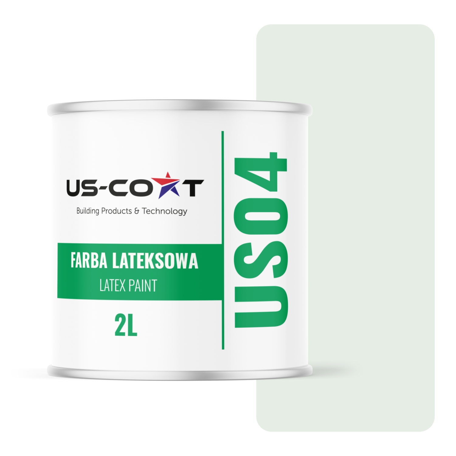 Barva Bílá Zlomená Do Zeleň H1881 2L Matná Na Stěny