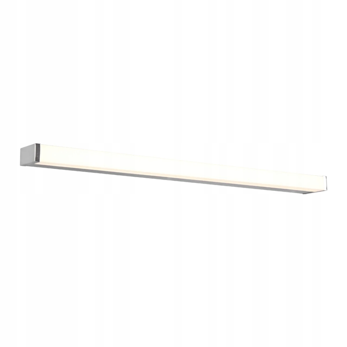 Moderná podlhovastá kúpeľňová nástenná lampa strieborná Led 80 cm IP44 Trio