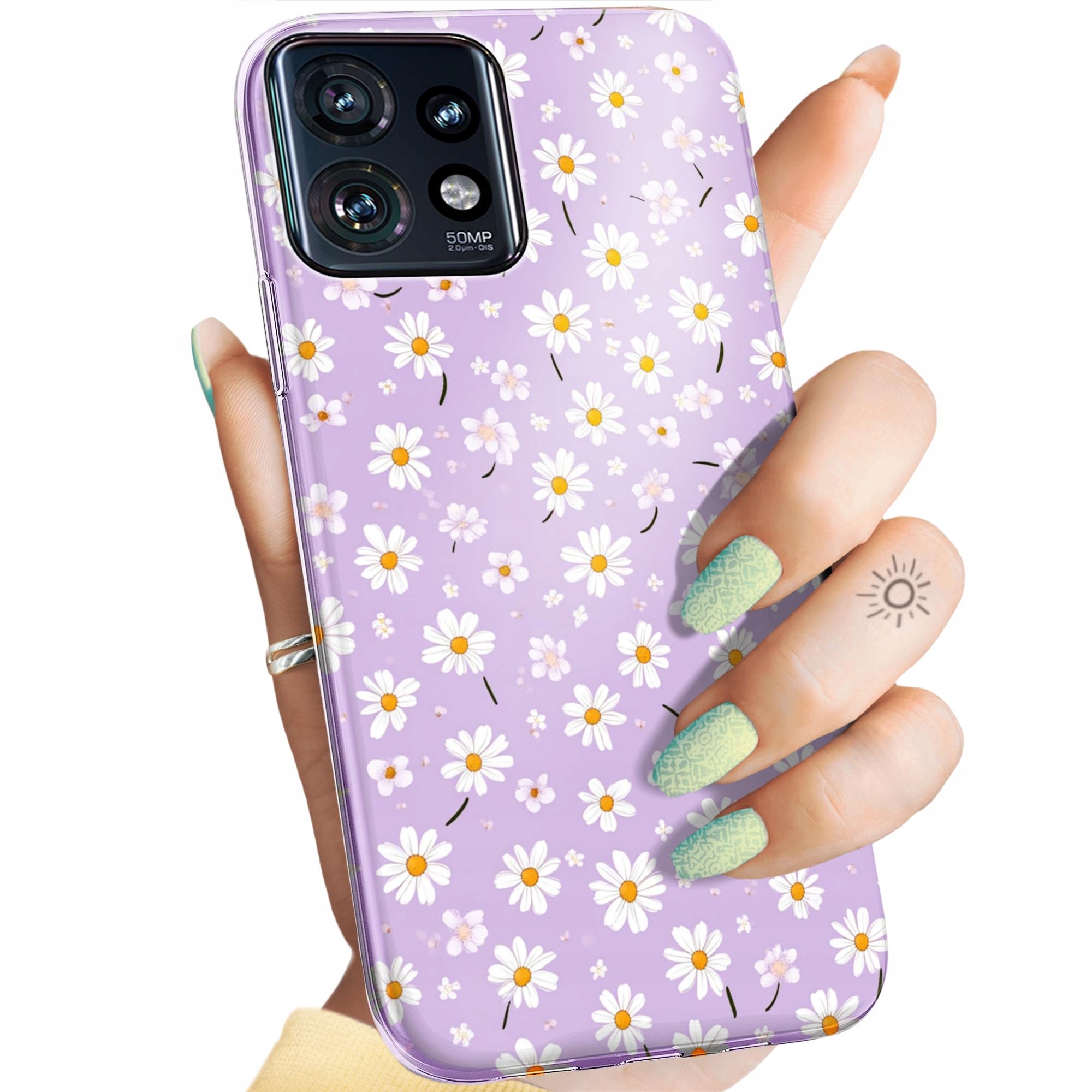 Etui Do Motorola Edge 40 Pro Wiosna Kwiaty Rośliny Obudowa Pokrowiec