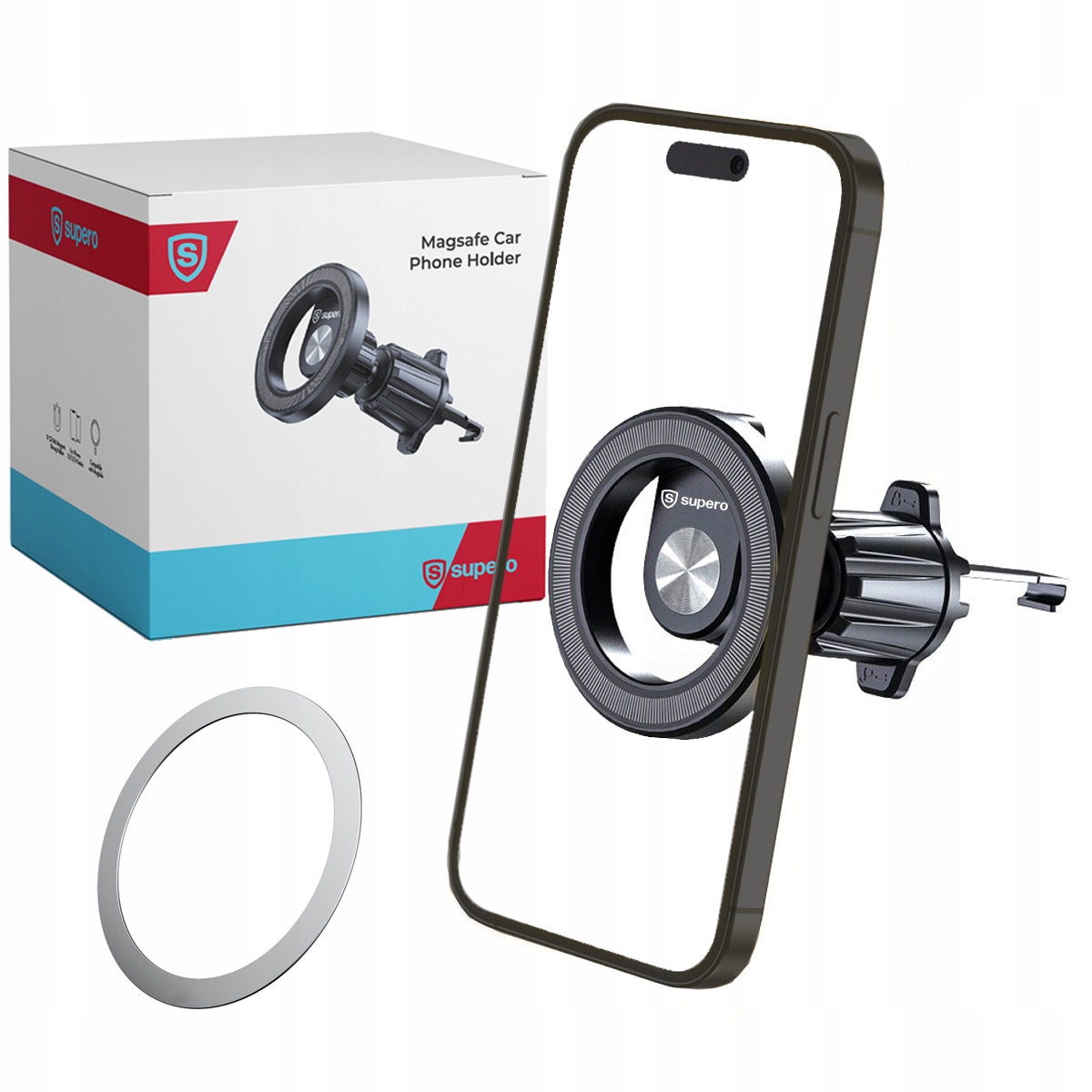 Uchwyt Samochodowy Magnetyczny do MagSafe na Telefon do Samochodu do Kratki