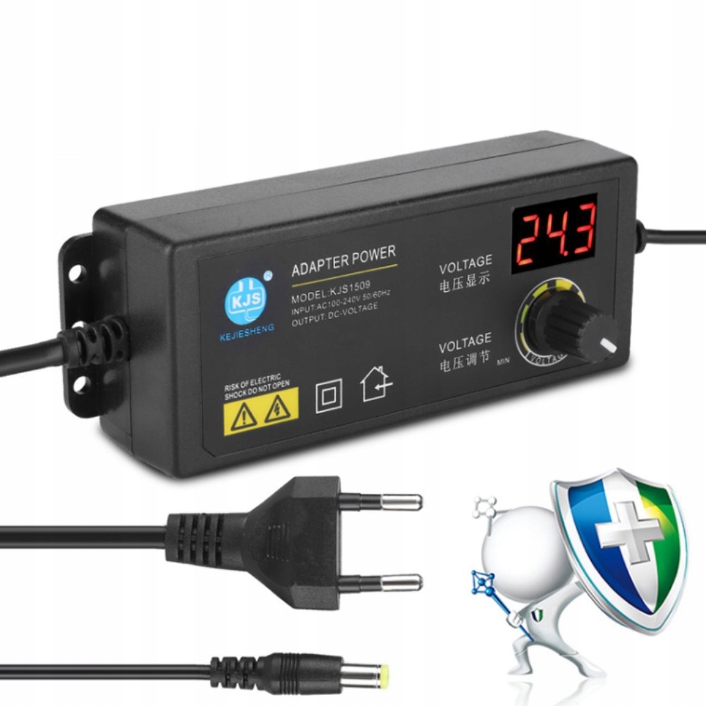 ZASILACZ UNIWERSALNY REGULOWANY 60W 1.5A 3-36V