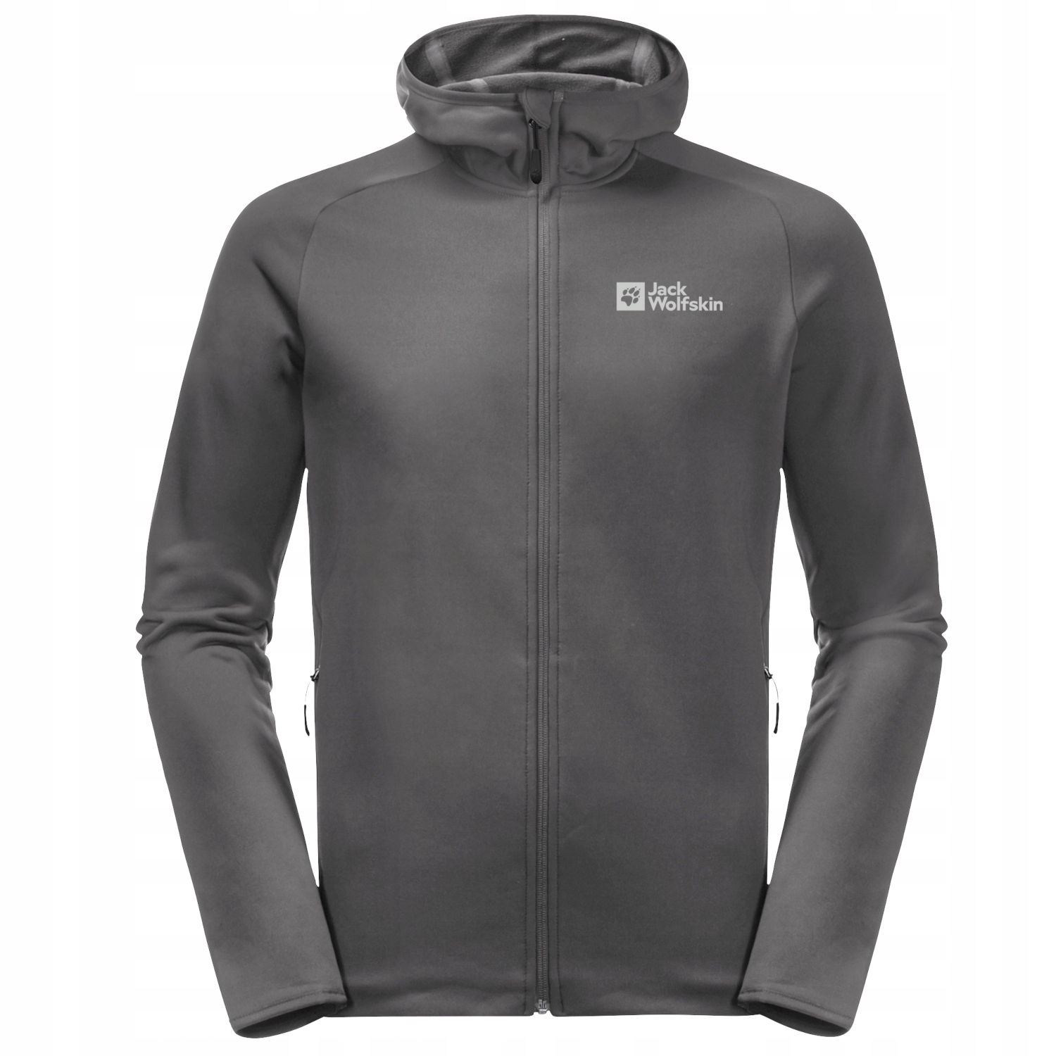Pánská Mikina Jack Wolfskin Baiselberg Hooded Fz M [M] Polyester šedá