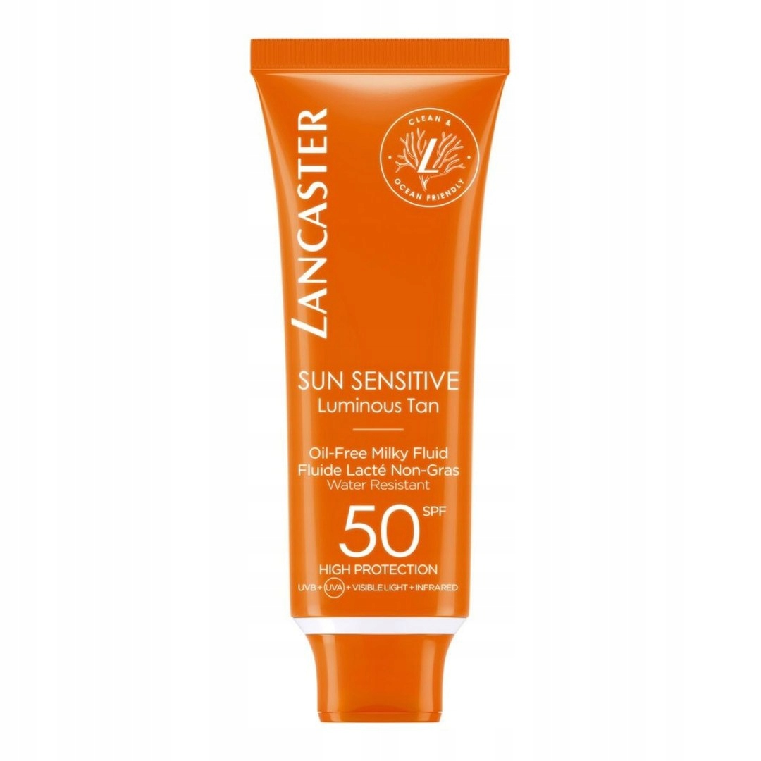Sluneční krém na obličej Lancaster Sun Sensitive Milky Fluid SPF50