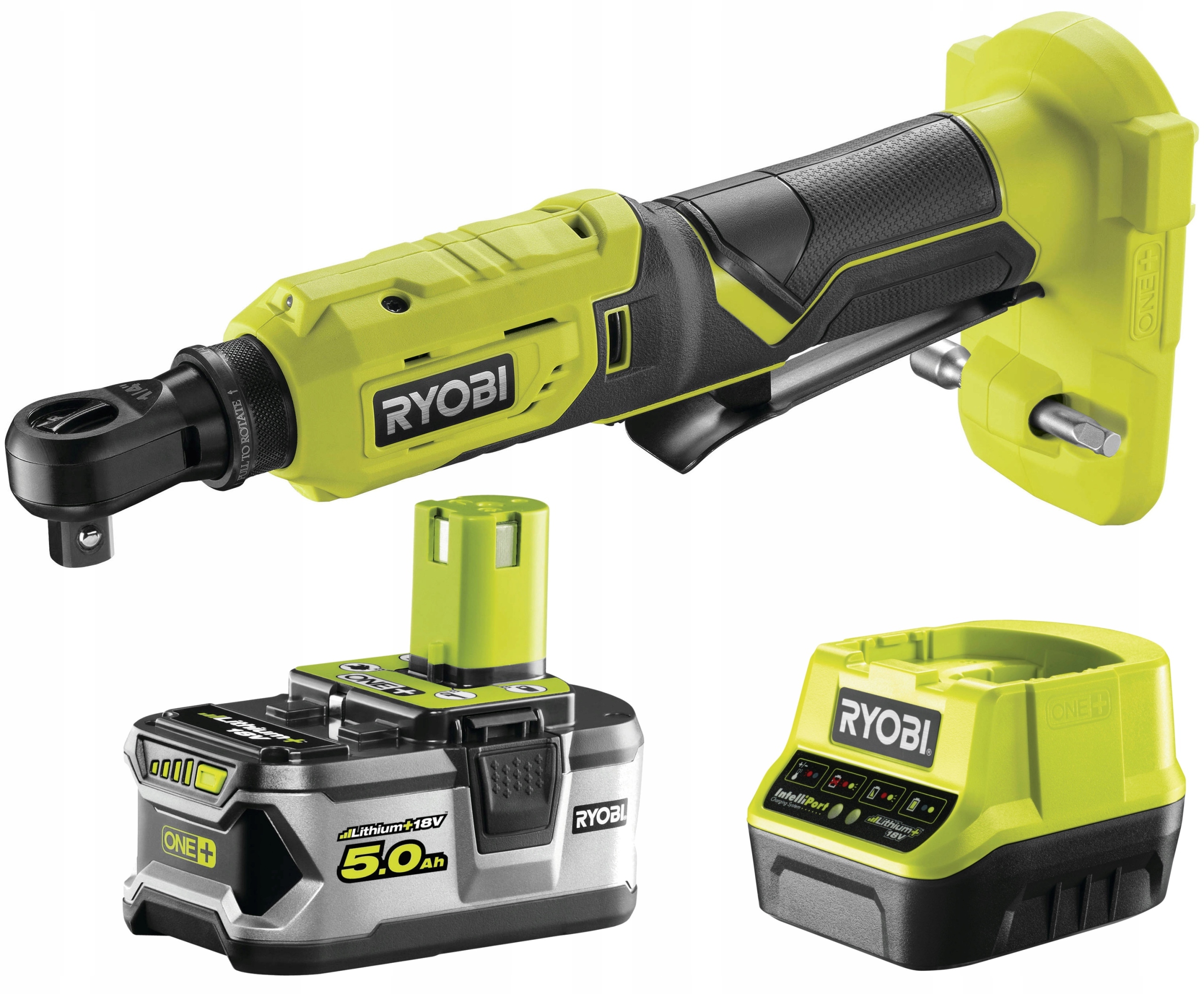 RYOBI GRZECHOTKA 1 4 KLUCZ zapadkowy 18V R18RW2 5A