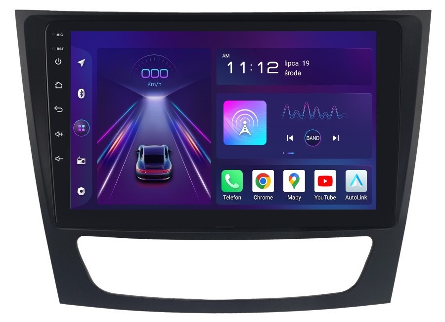 Rádio 2DIN Android Mercedes Cls W219 E W211 G W463 8/256 Gb Dsp Carplay Lte