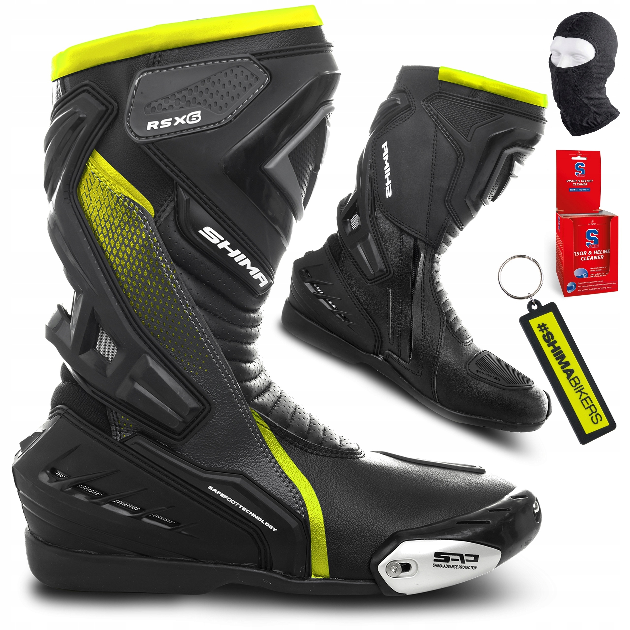 Motocyklové topánky Shima RSX-6 fluo športové, certifikácia 2222 Sap Darčeky