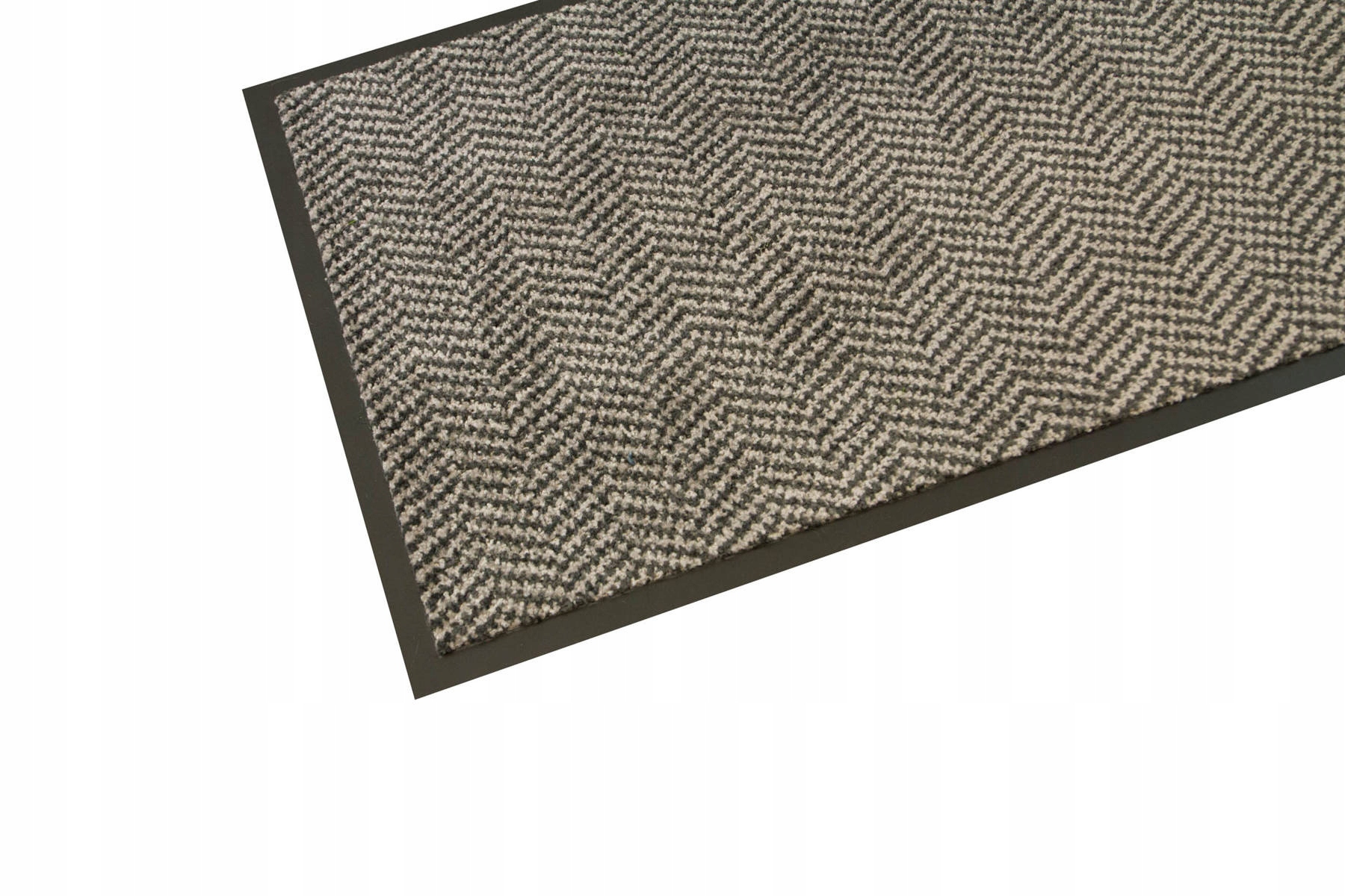 

60x90 cm Wycieraczka Wejściowa Szara W Jodełkę