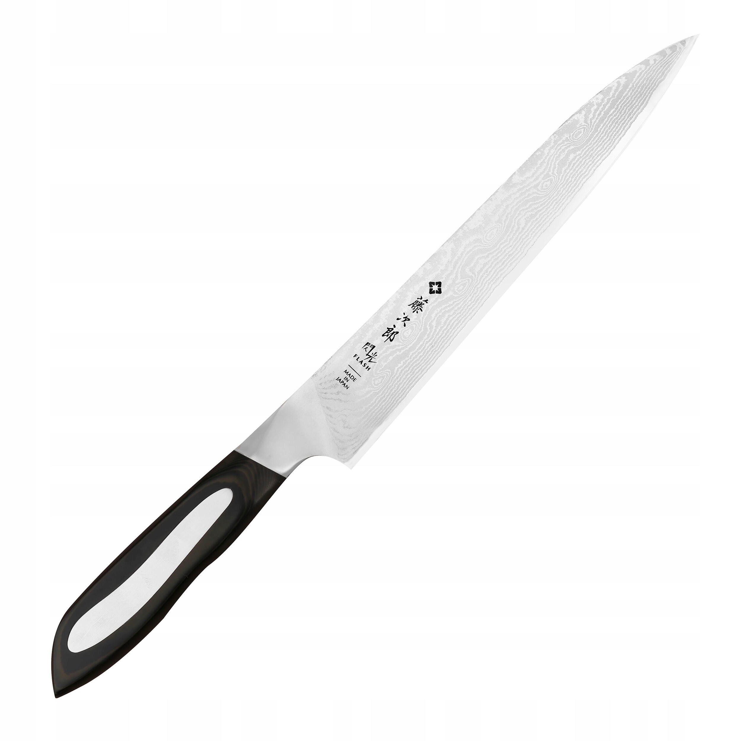 Nôž na krájanie Tojiro Flash 21 cm VG-10 Damascus 63 vrstiev FF-CA210