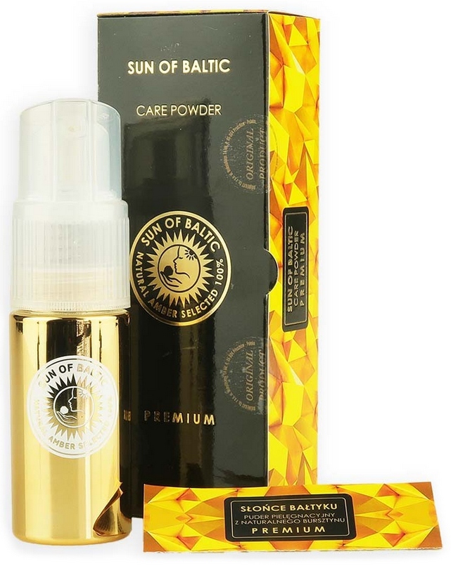 Puder pielęgnacyjny Z Bursztynu Sun of Baltic 25g Biomenat bursztynowy