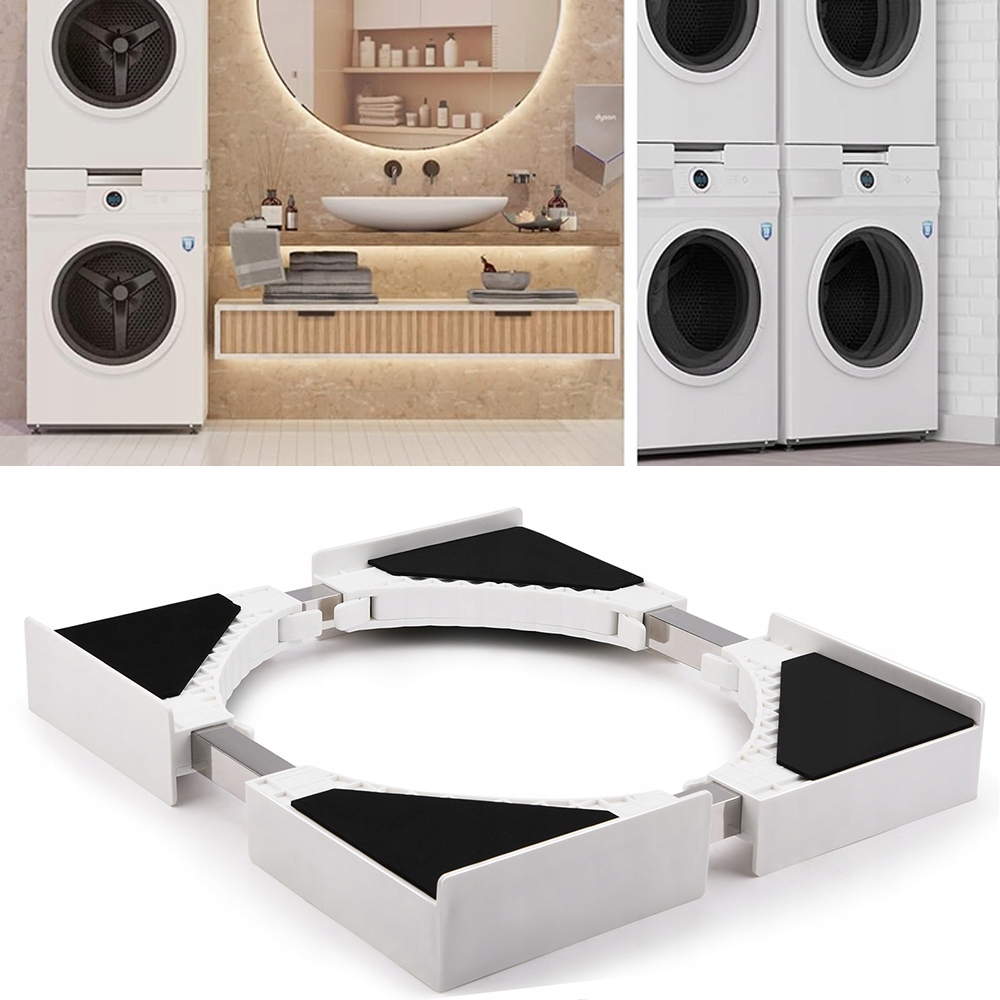 Łącznik Pralki Suszarki Uniwersalny Szerokość 46-66cm Antywibracyjna
