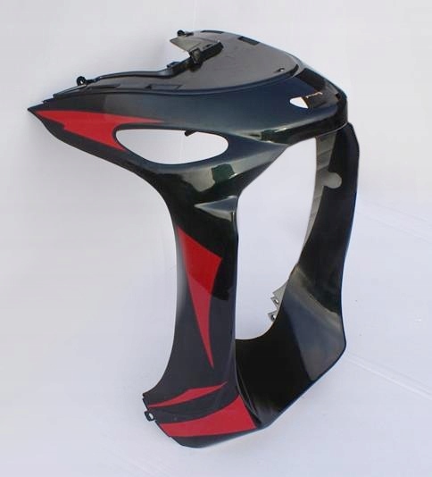 RG13M3758 - ПЛАСТИК ПЕРЕДНЯ НИЖНЯ ЧАСТИНА ЧОРНИЙ-ЧЕРВОНИЙ 1 GY6 SYRACUSE