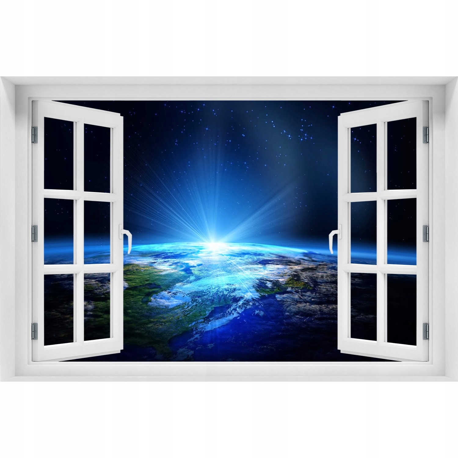 

Foto zdjęcie Naklejka Okno Planeta Ziemia 120x80