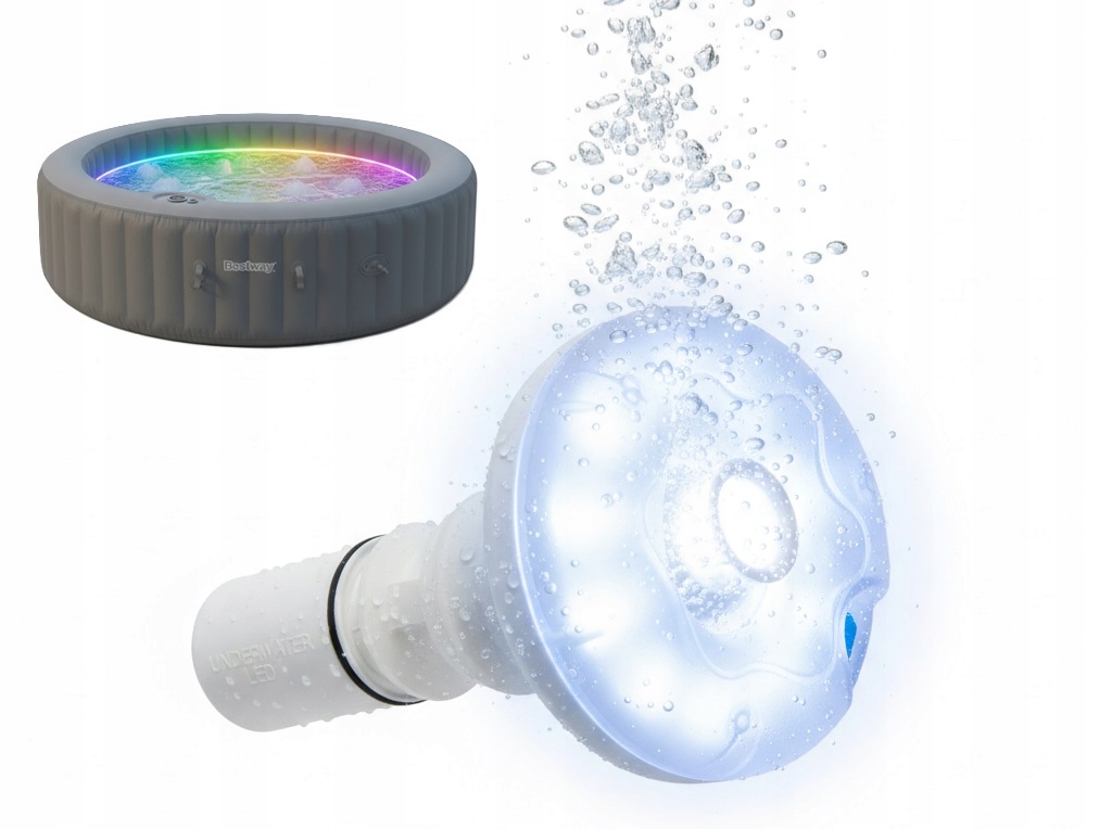 Led osvětlení pro Lay-Z-Spa Bestway Santorini 60075 7 barev, Spa efekt