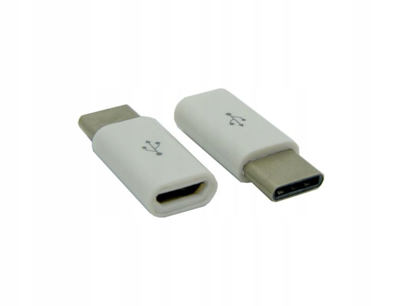 

Adapter micro Usb / Typ C / Usbc biały