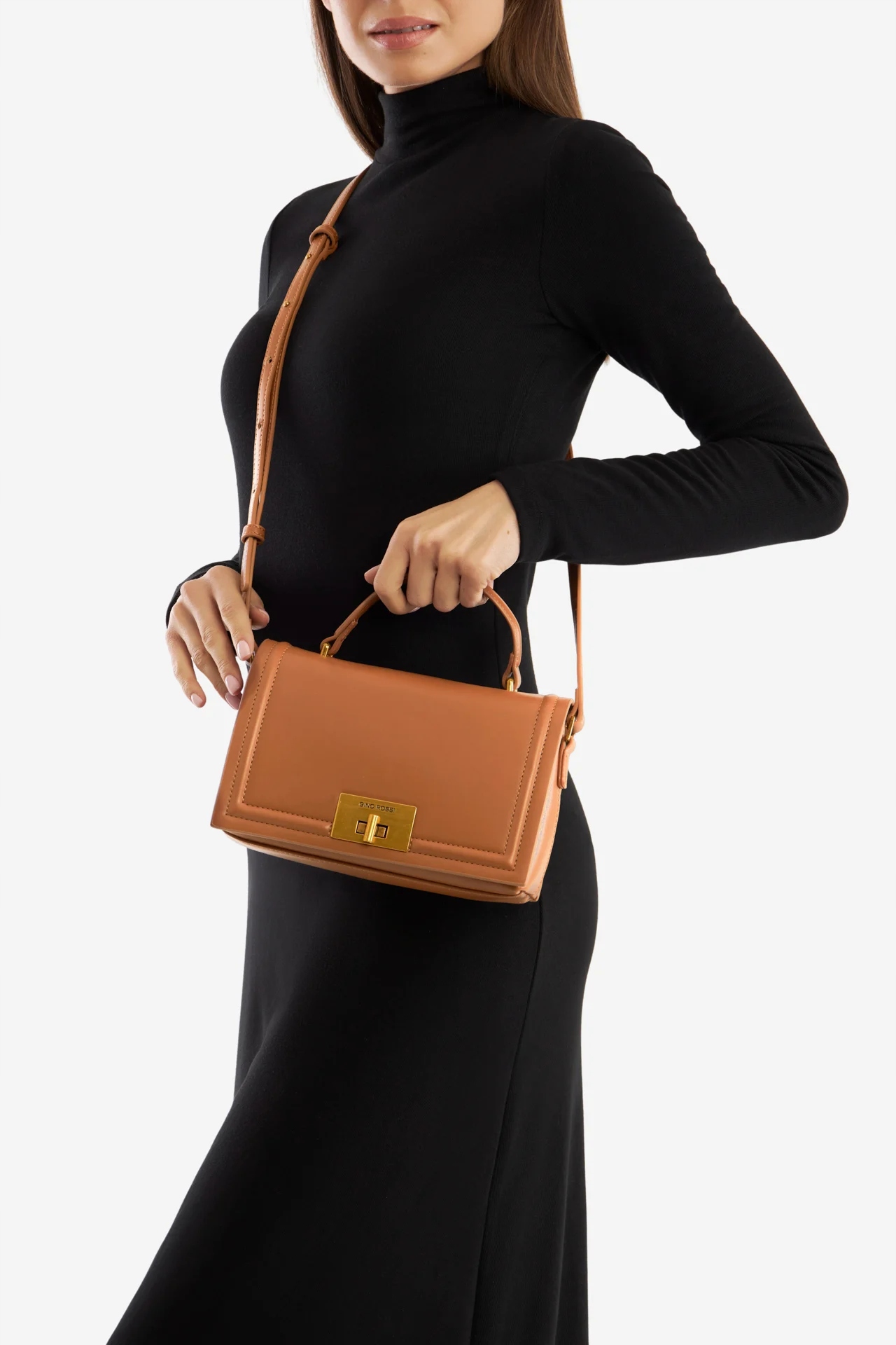 Gino Rossi kabelka polyuretan hnědá