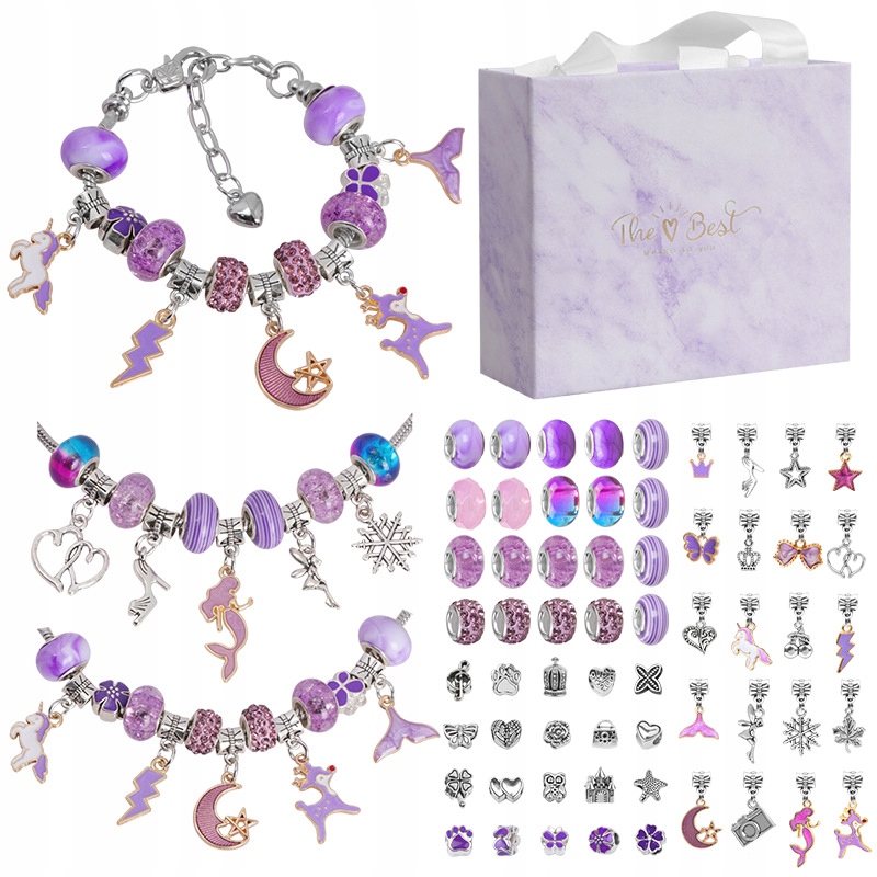 

Zestaw Do Robienia Bransoletek Charms Zawieszki
