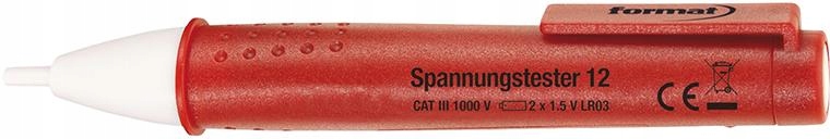 Bezkontaktní zkoušeč napětí 12-1000 V Ac Format