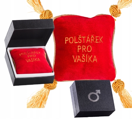 WALENTYNKI Prezent PODUSZKA WERSJA CZESKA śmieszny dla Pana Chłopaka Męża