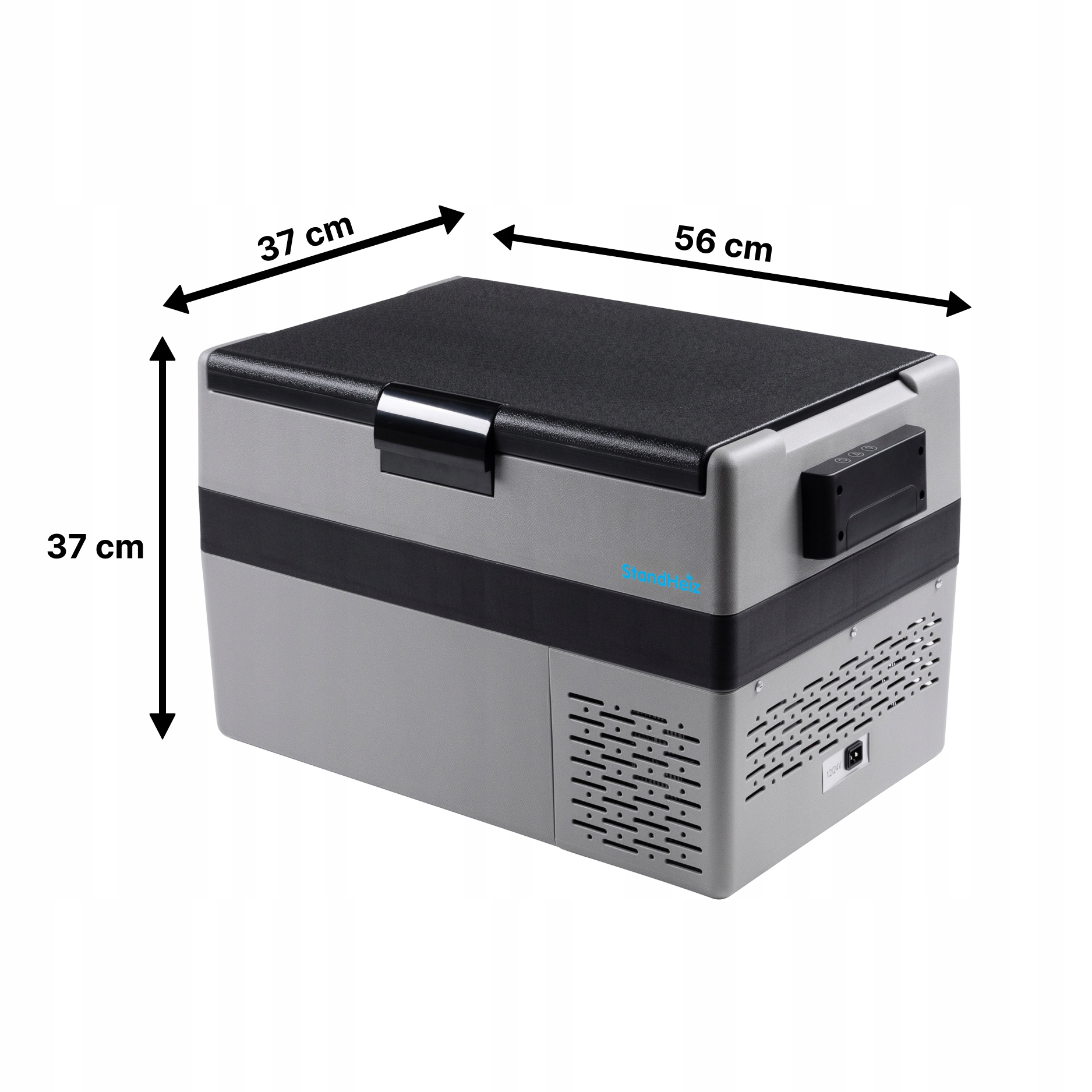 LODÓWKA TURYSTYCZNA PRZENOŚNA KOMPRESOROWA 32L KAMPER 12V24V 230V STANDHEIZ Moc 40 W