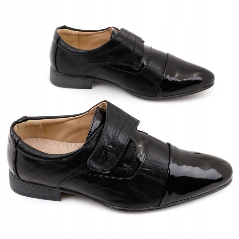 

Półbuty dziecięce na rzepy czarne wygodne