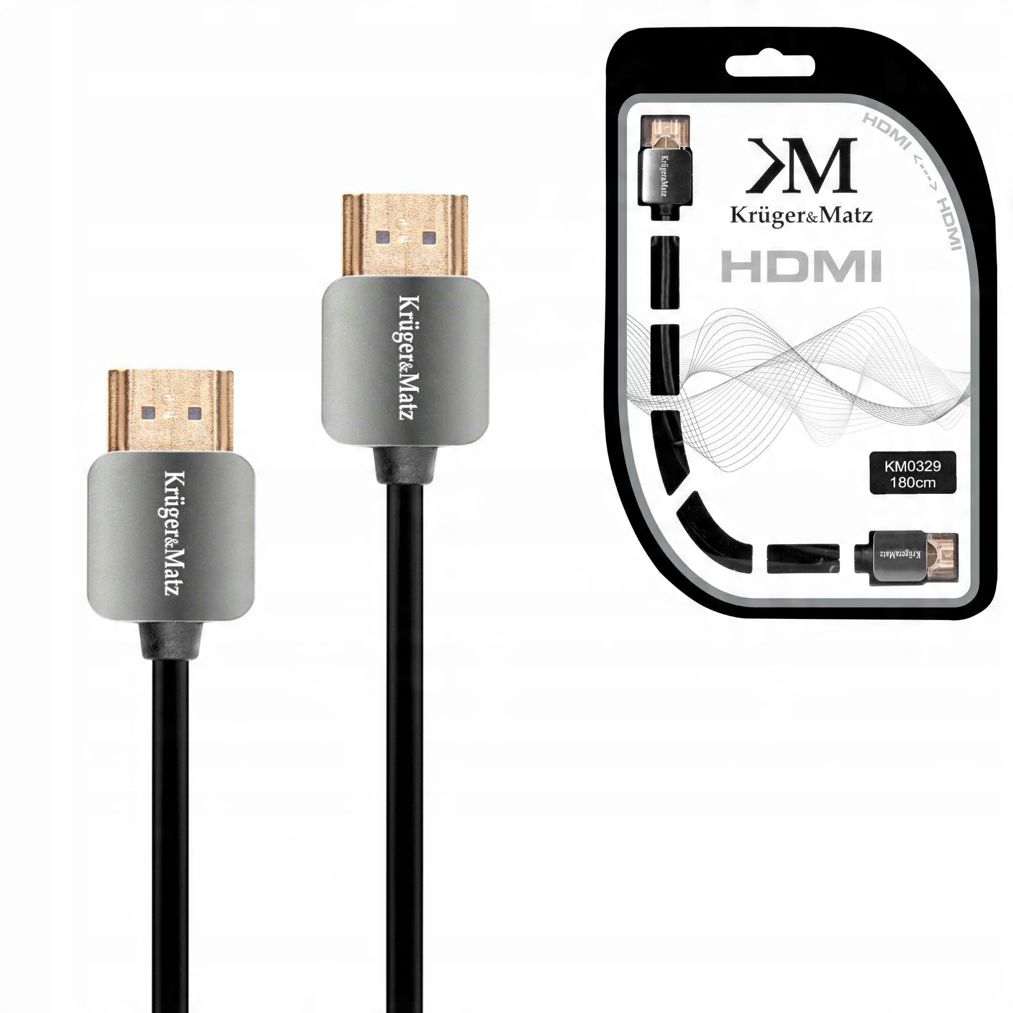 

Kabel Hdmi-Hdmi wtyk-wtyk (a-a) 1,8m 4K 3D
