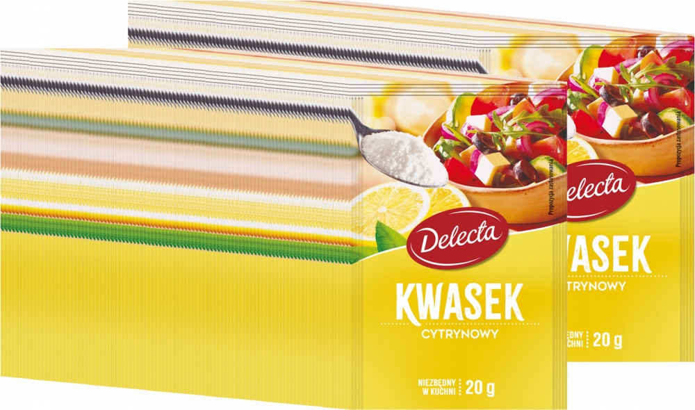 Kwasek cytrynowy Delecta 20g x150