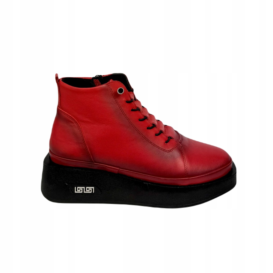 Dámské kotníkové boty Artiker 55C0962 Červené 37, Červená