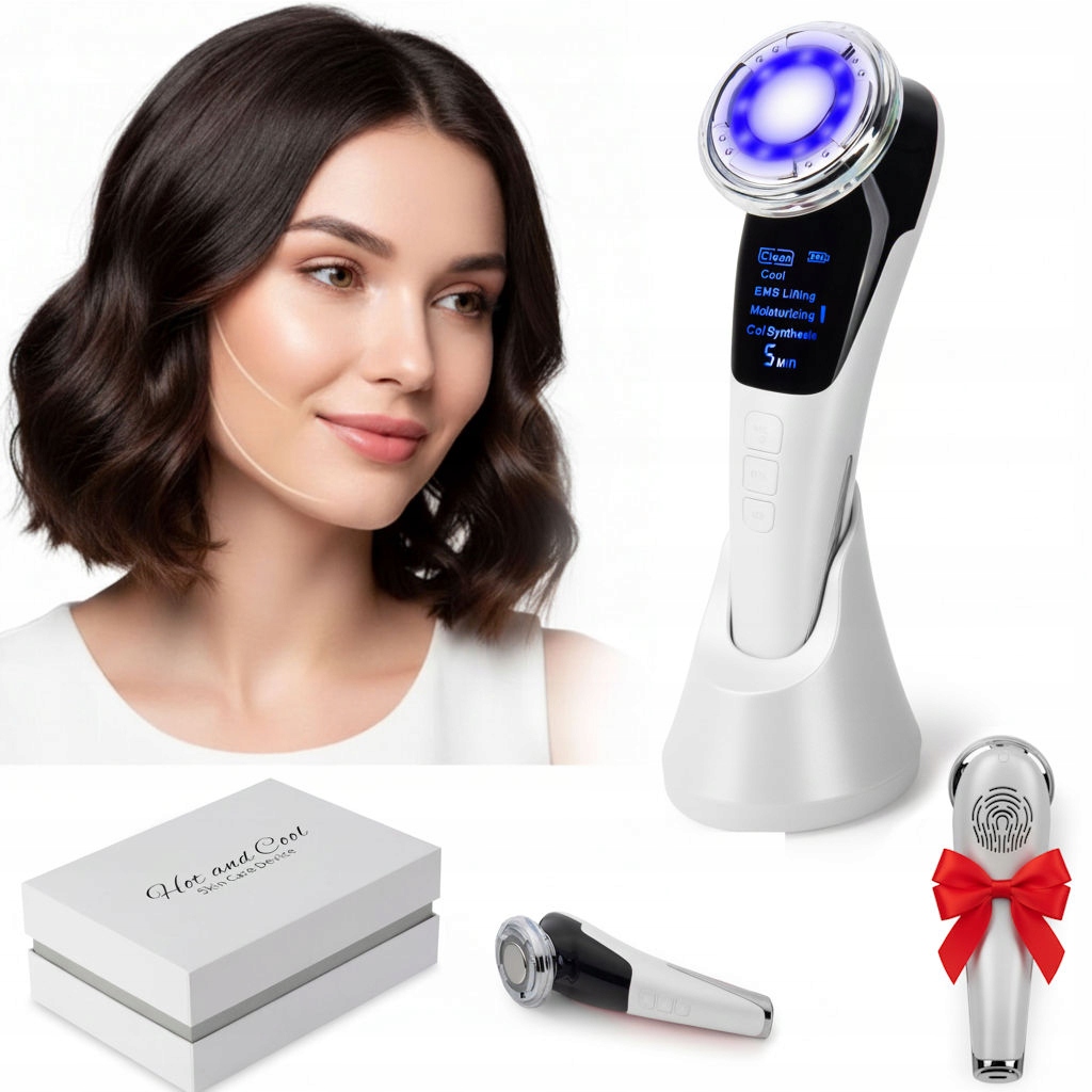 Masážní Přístroj Na Obličej Ems Ultrazvukový Lifting Mezoterapie Zpevňuje Coil