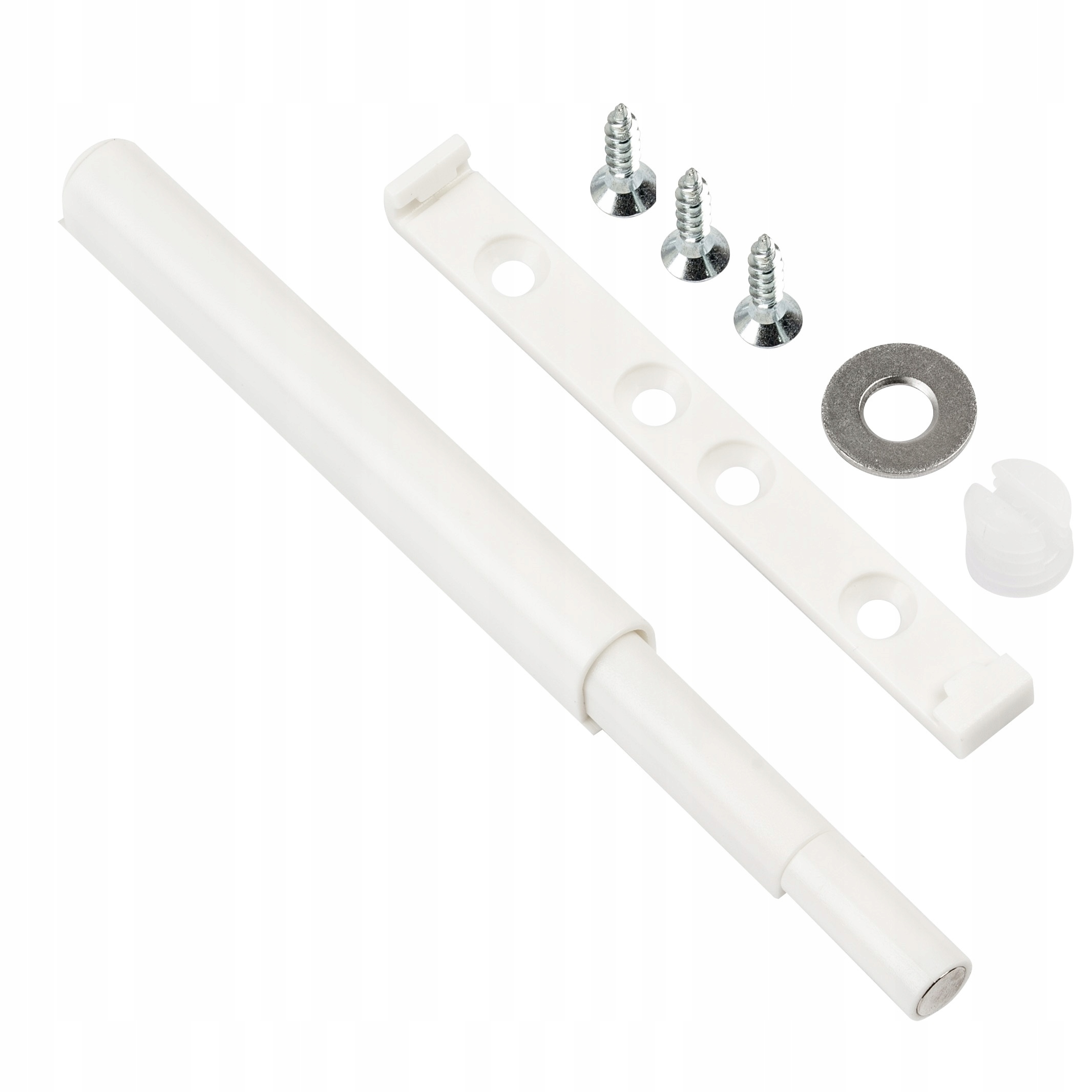 ODBOJNIK MEBLOWY PUSH TO OPEN BIAŁY AMORTYZATOR TIP ON MAGNES