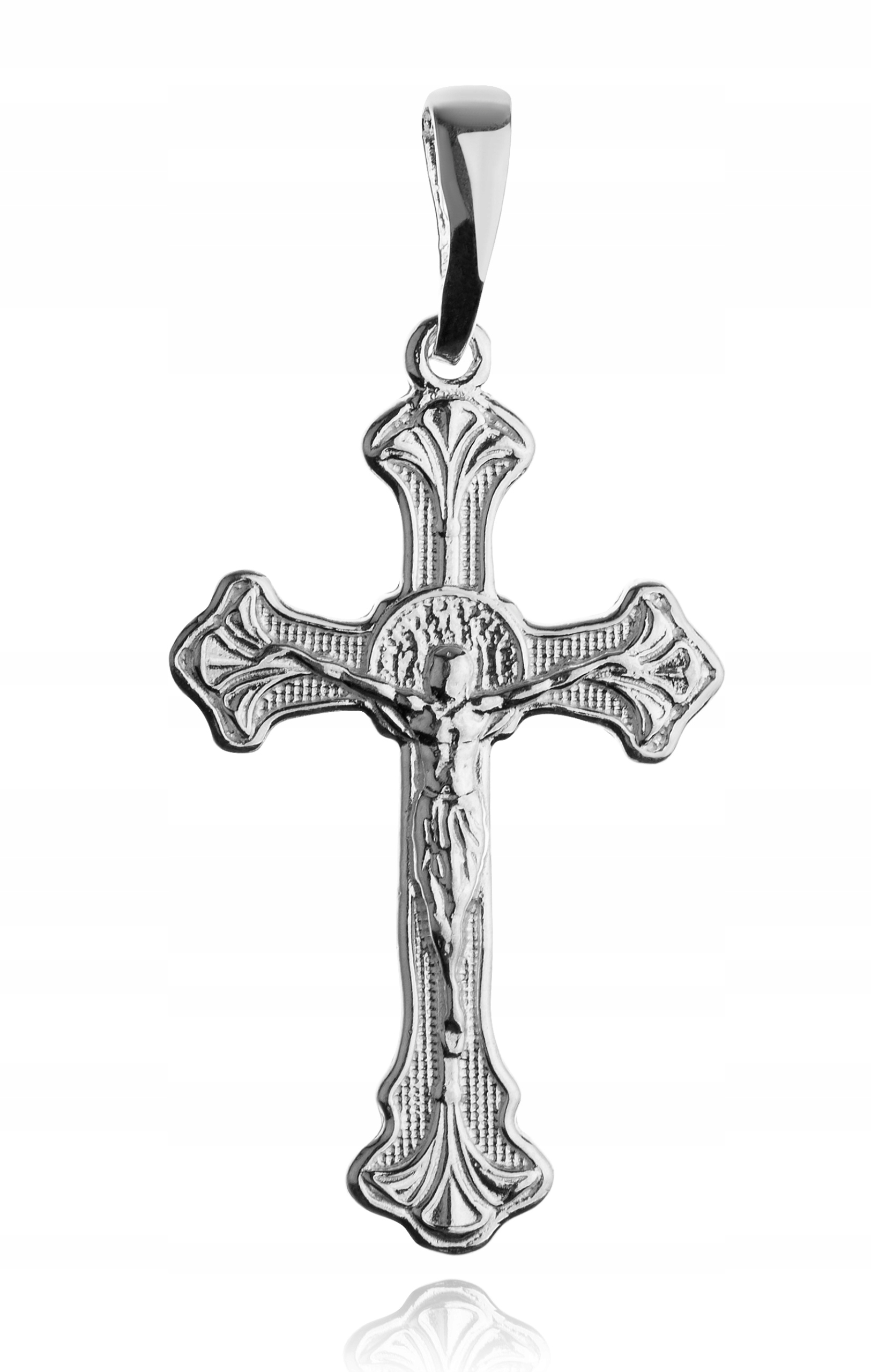 Stříbrný Velký Ozdobný Křížek, Ryzost 925!