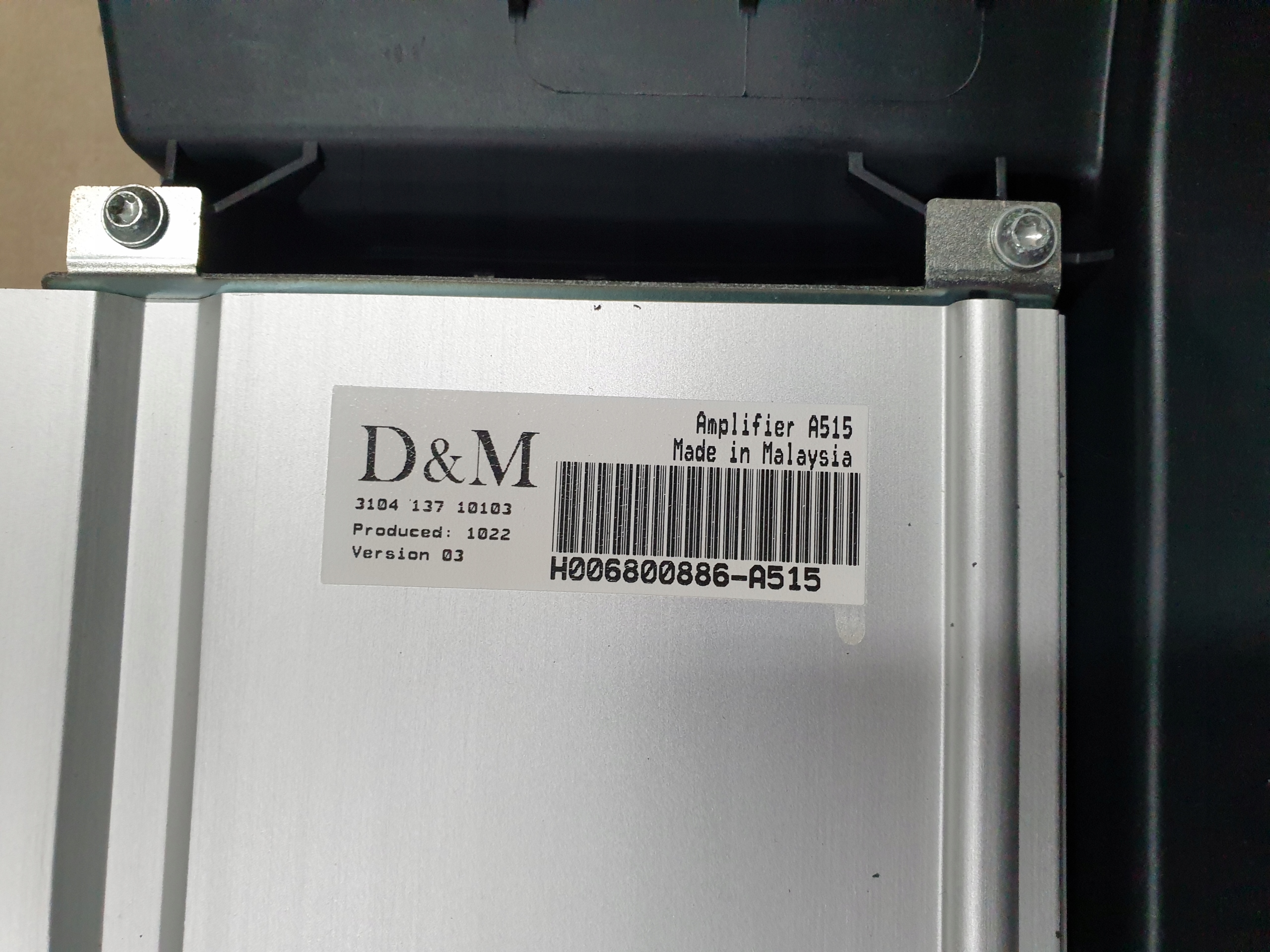 subwoofer SUBWOOFER amplifier CITROEN C3 II 2010- 9663991480