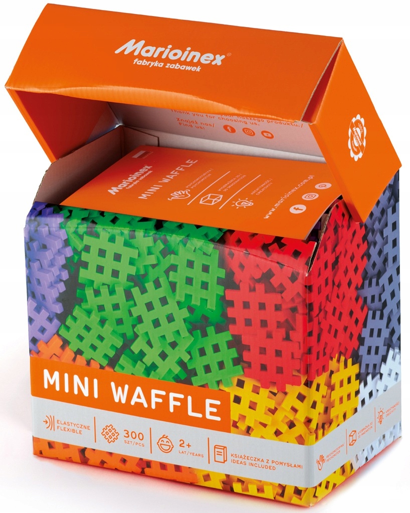 

Klocki Mini Wafle Marioinex 300 Szt Konstrukcyjne