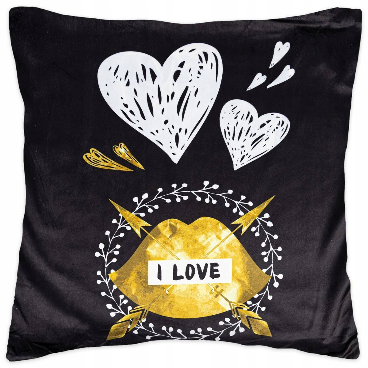 

Poszewka na Poduszkę 40x40 Dekoracyjna Heart Welur