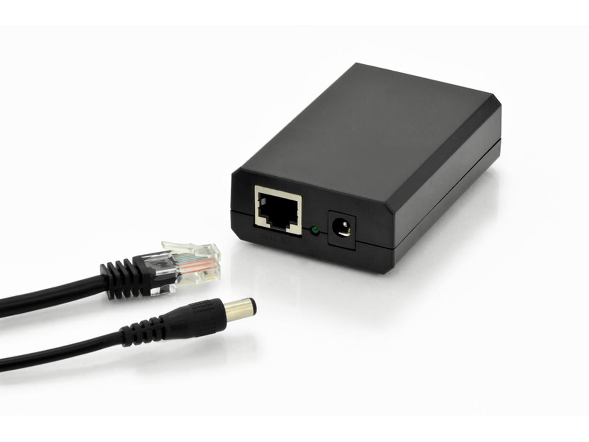 Rozdzielacz/Splitter PoE+ 802.3at, max. 48V 24W Gigabit do DATA/DC 5/9/12V
