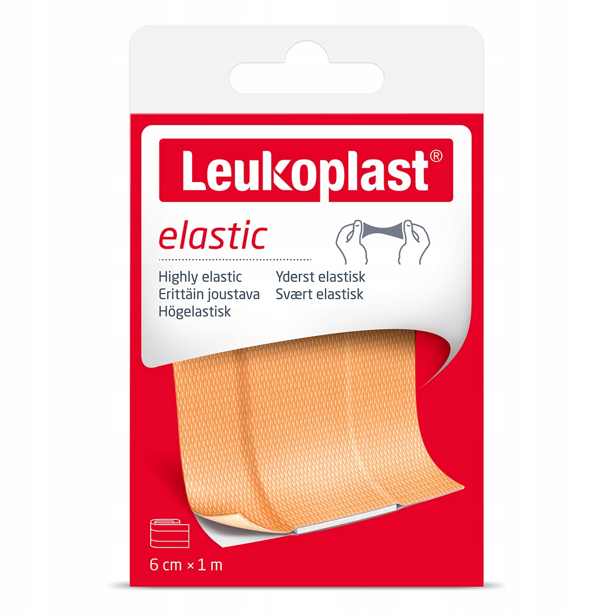 

Leukoplast elastic plaster z opatrunkiem 6cm x 1m