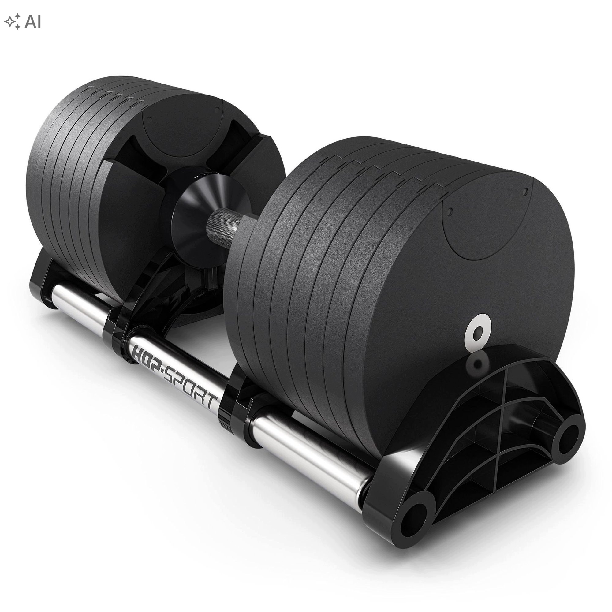 Hantel regulowany 2-28 kg hantla żeliwna szybka automatyczna regulacja wagi