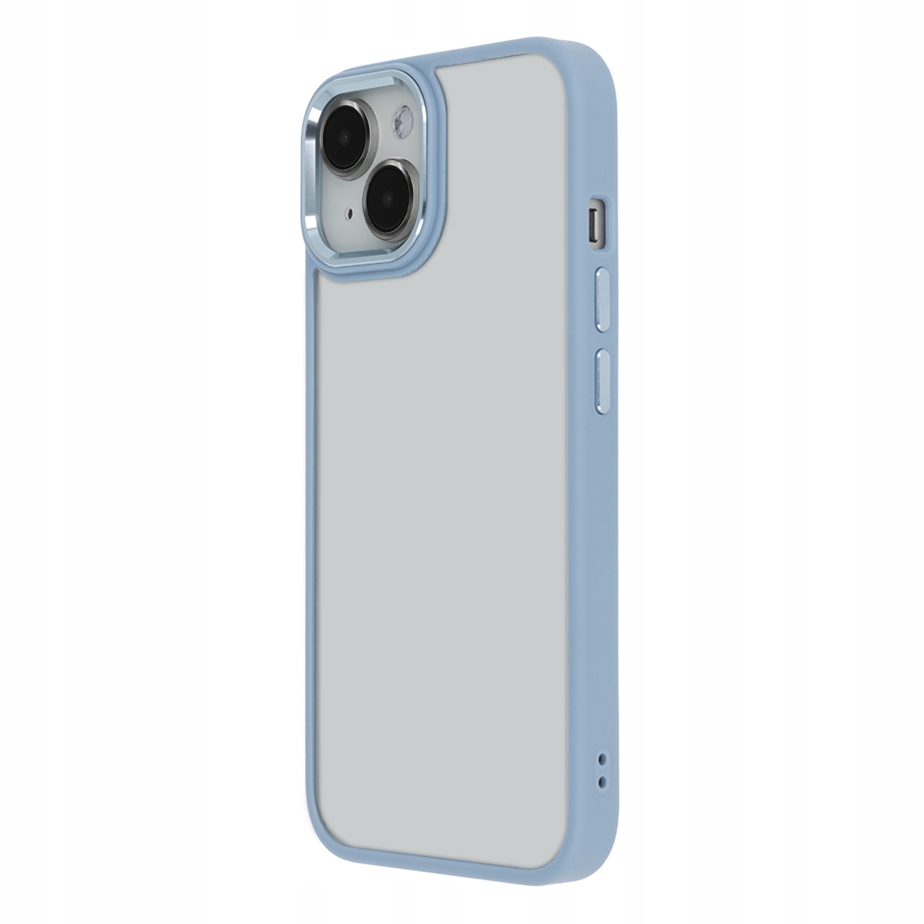 Nakładka Satin Elegant Matt do iPhone 14 6,1" niebieska Tecto Shield