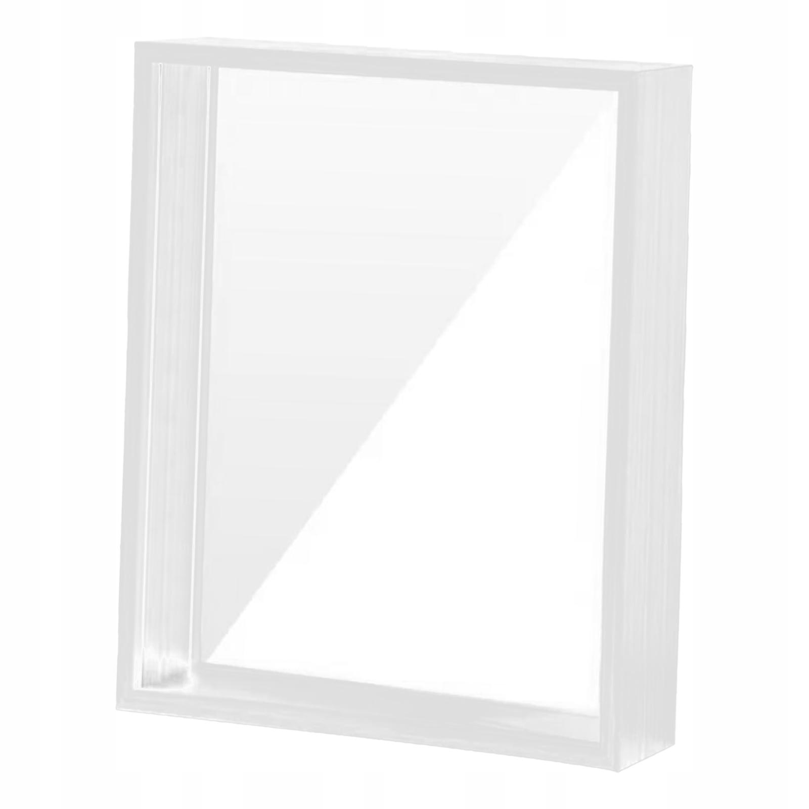 Shadow Box Frame Rustic Pressed Dried Flower Picture Frame Dried White Marka bez marki