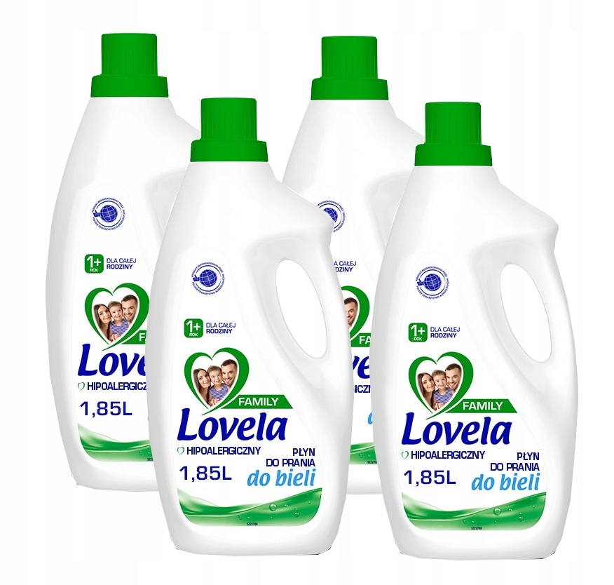 

Lovela Family Mleczko do prania 4x1,85 L Biel