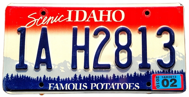 Idaho - tablica z USA dla kolekcjonera
