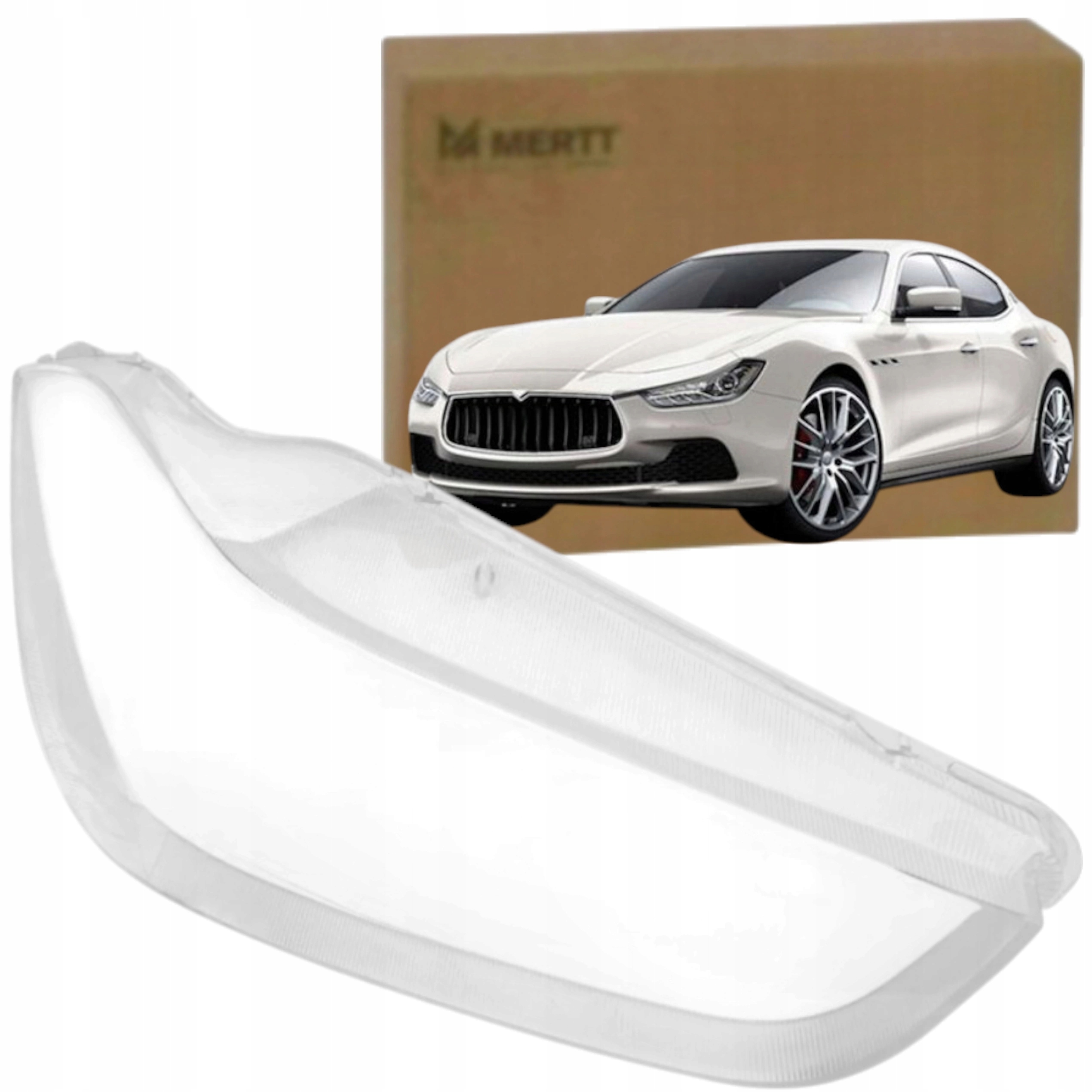 Maserati Ghibli III 2013 – Pravé nové sklo předního světlometu