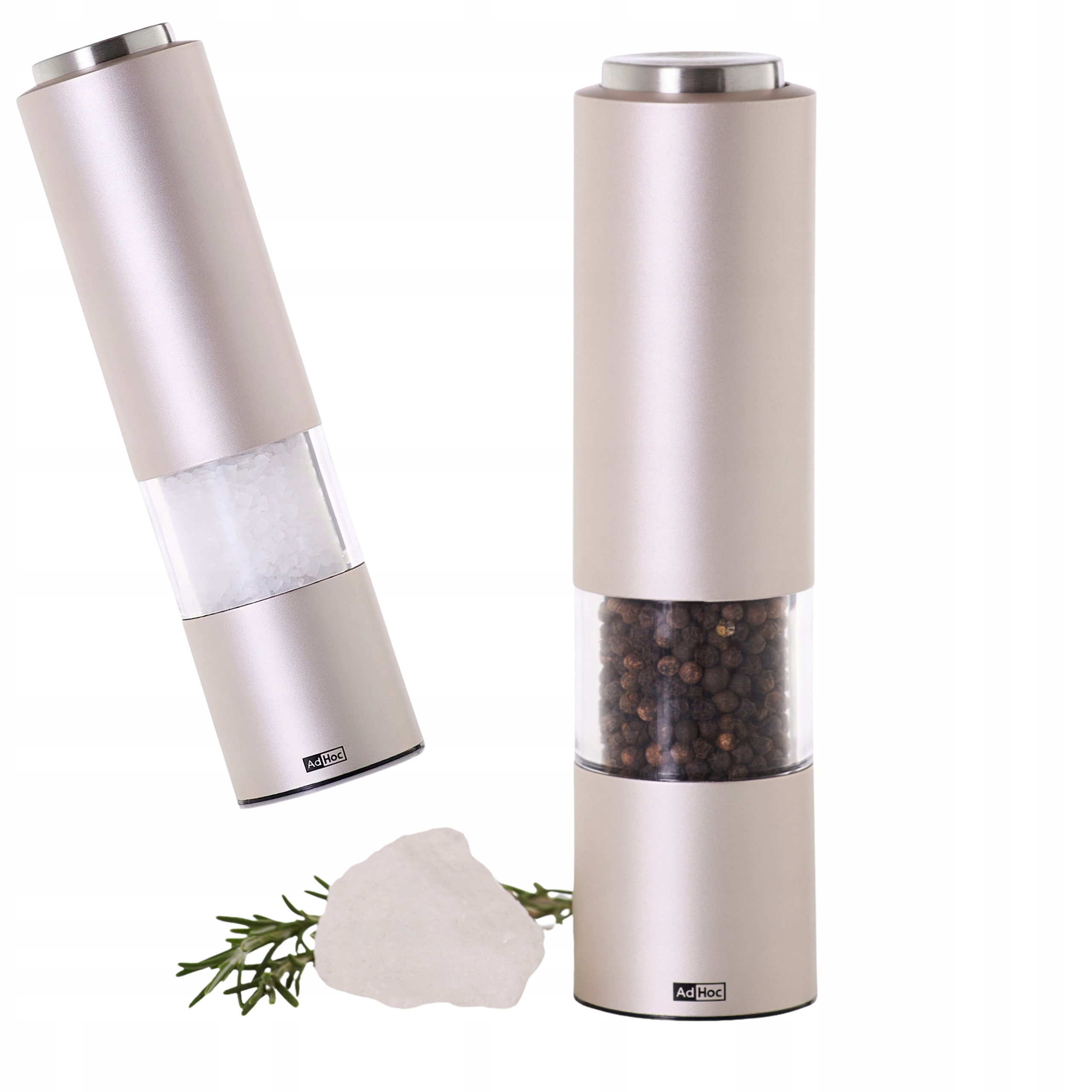 Elektryczny Młynek do Pieprzu i Soli AdHoc eMill.3 Regulacja Mielenia