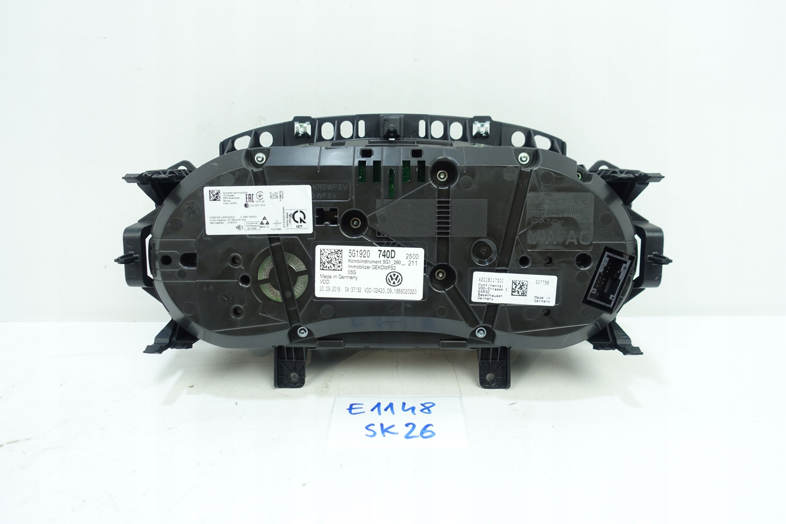 dials dials VW GOLF VII 7 5G 34000KM 5G1920740D