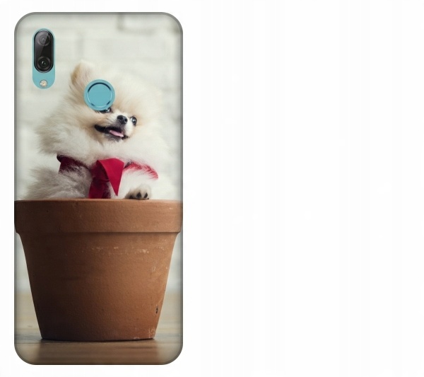 

Etui pokrowiec Huawei P Smart 2019 Pies pomerania