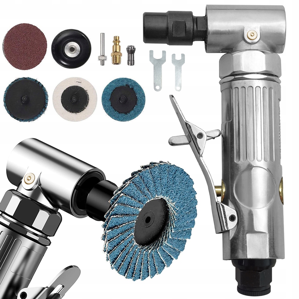 Ruční Multifunkční Pneumatická Oscilační Bruska Sada 1/4" 90°