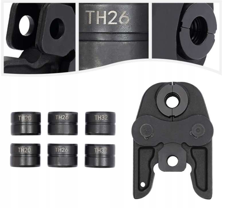 TH16-20-26-32MM SZCZĘKI DOCISKOWE Z MATRYCĄ Marka bez marki