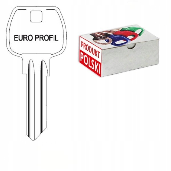 Bytové Klíče Ocelové Klíče Europrofil Jma EUP-3D Sada 55KS