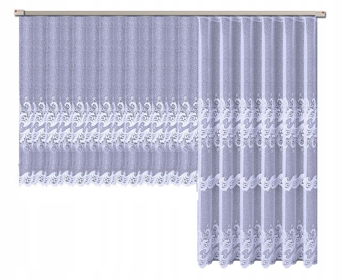 Hotová Záclona Žakárová Jednoduchá 250X500 49312