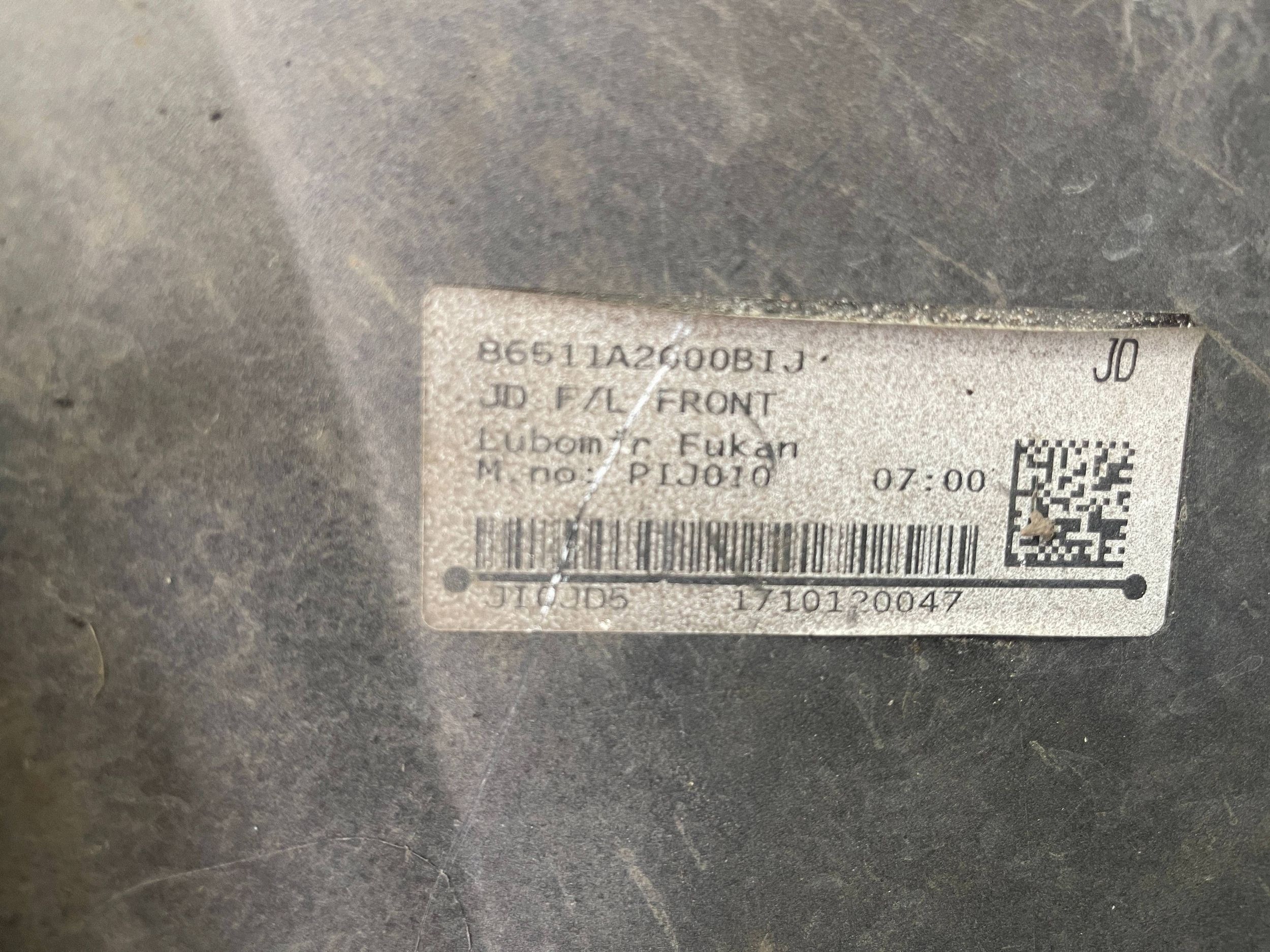 bumper front front KIA Ceed 2 II LIFT 15- 86511-A2600